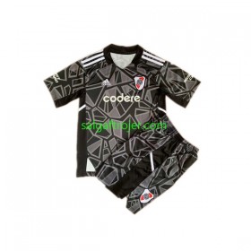 CA River Plate Fodboldtrøjer Målmand Børn Hjemmebanesæt 2023 Kort ærmer